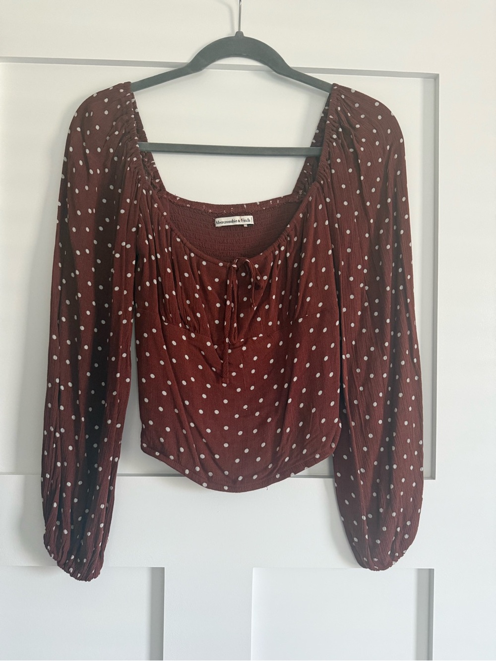 Abercrombie & Fitch Puff Sleeve Top - Picture 3 of 7